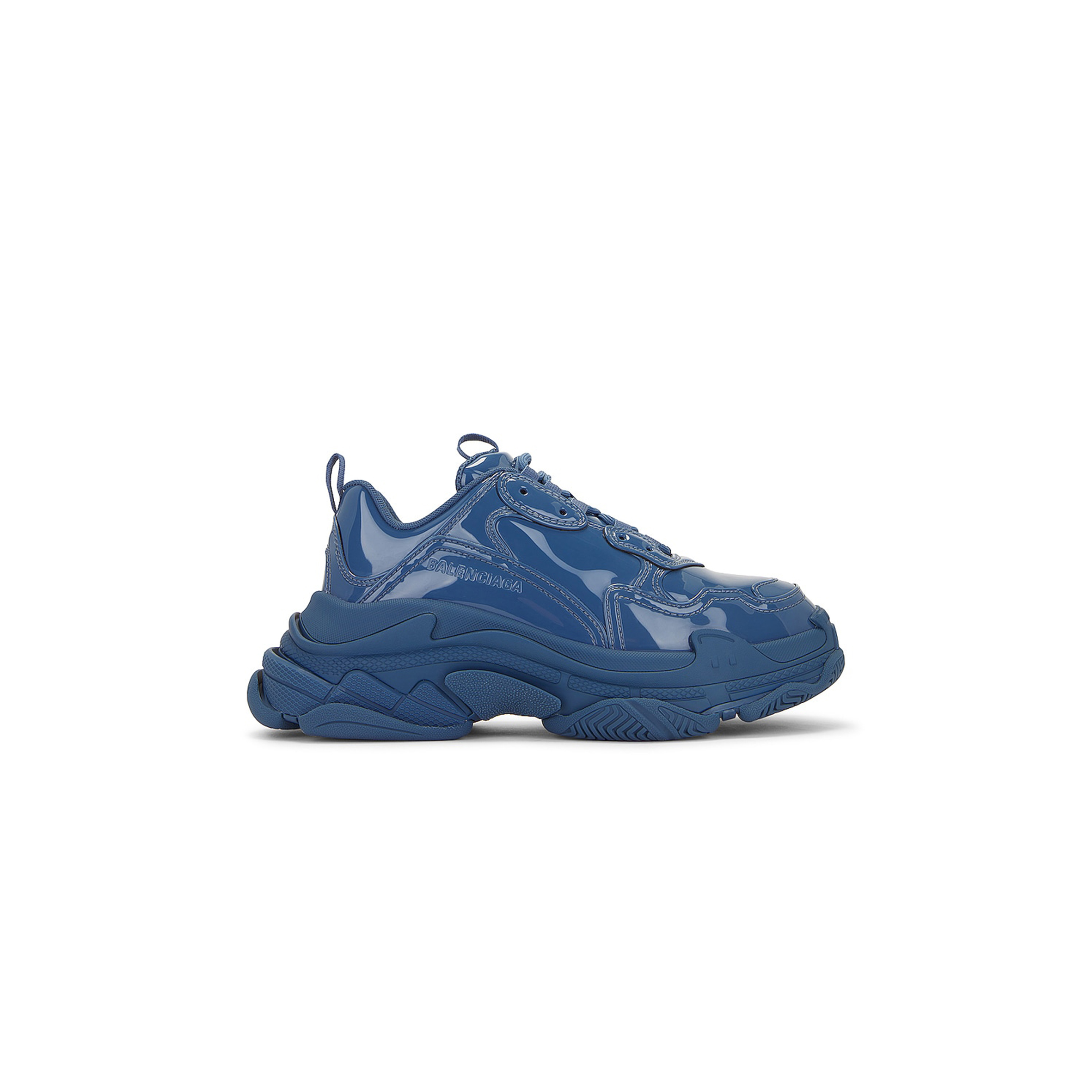 Ba*len*cia*ga men''s triple s rubber sneakers in blue 734954w2paa4000